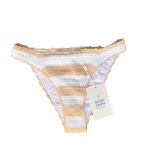 Sabo Swim Avani Crochet Bottom M NWT